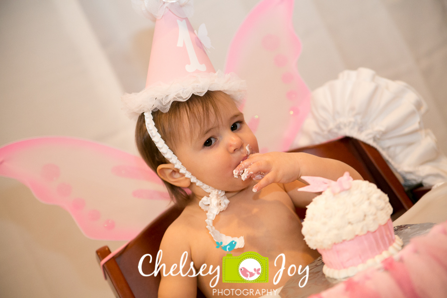 Baby J celebrates her 1st birthday.