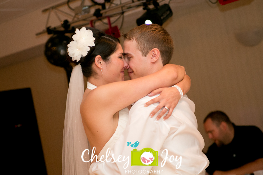 First dance at Hopkins Park wedding. 