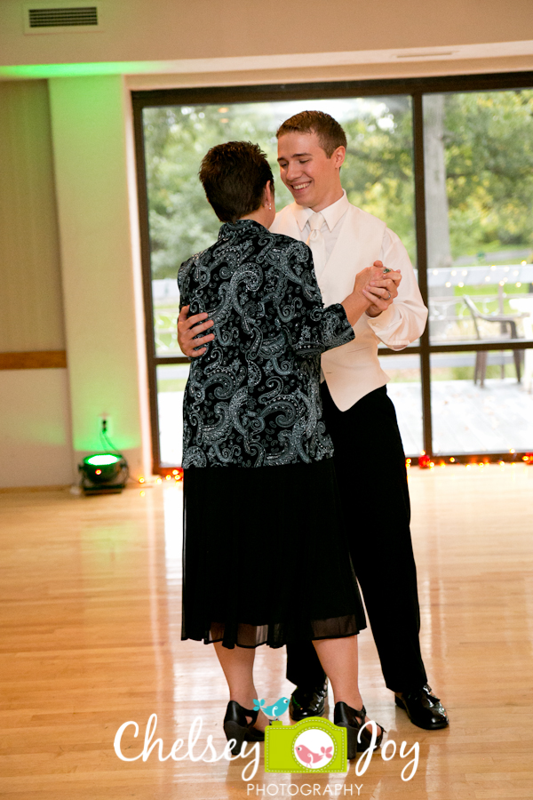 Mother-son dance at Hopkins Park Terrace Room. 