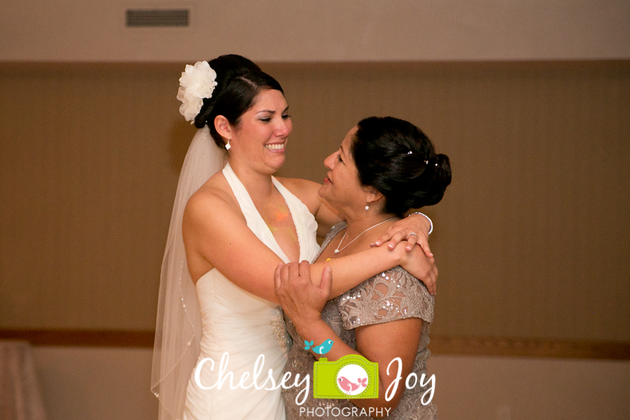 Mother-daughter dance at DeKalb wedding reception. 