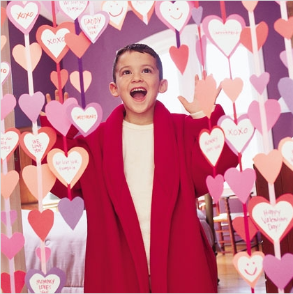 Fun Valentine's Day craft idea for children.