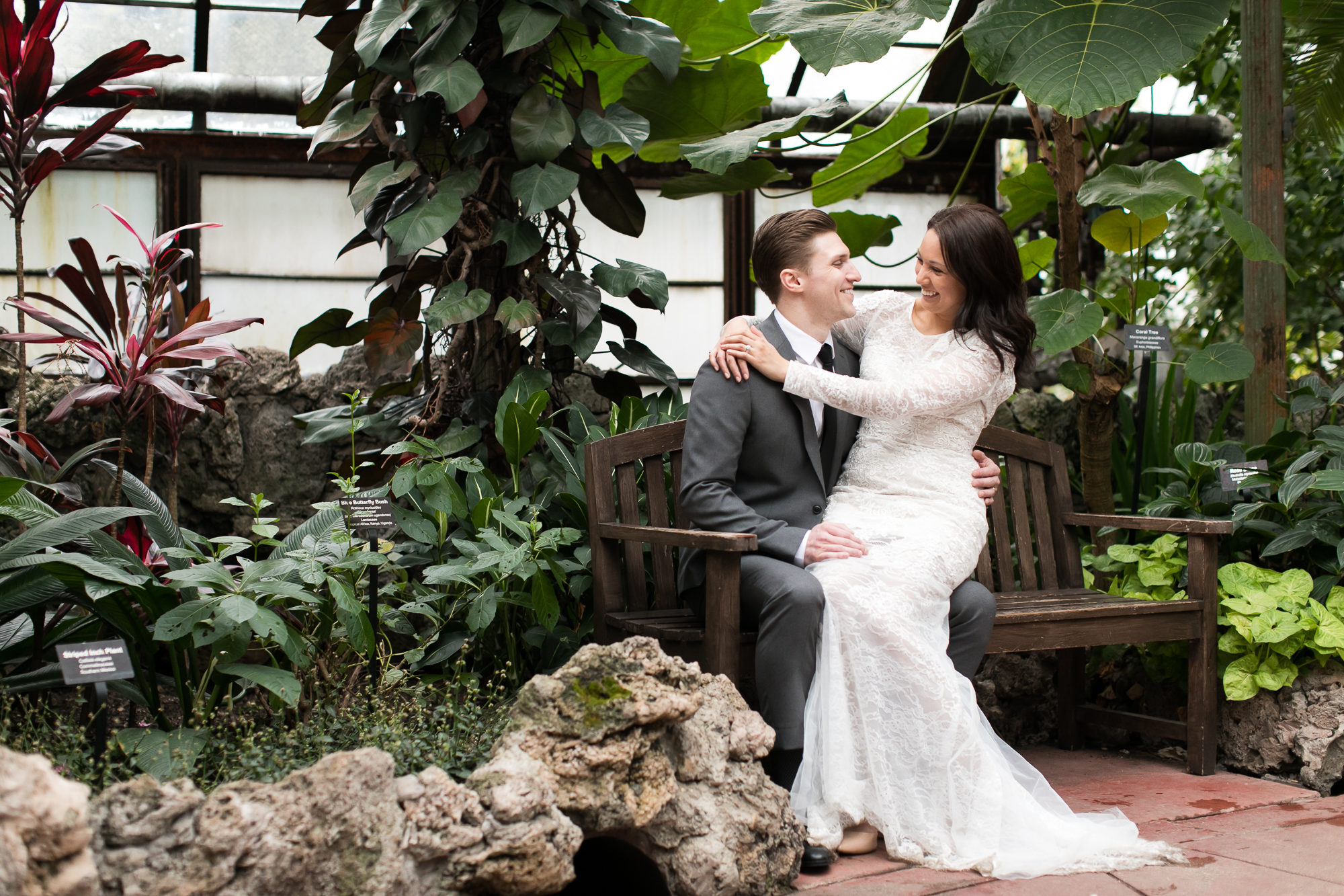 Lincoln Park Conservatory Wedding Photographer