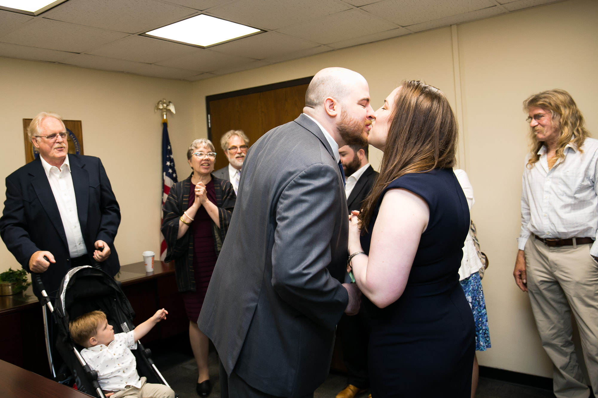 Chicago City Hall Wedding Photographer