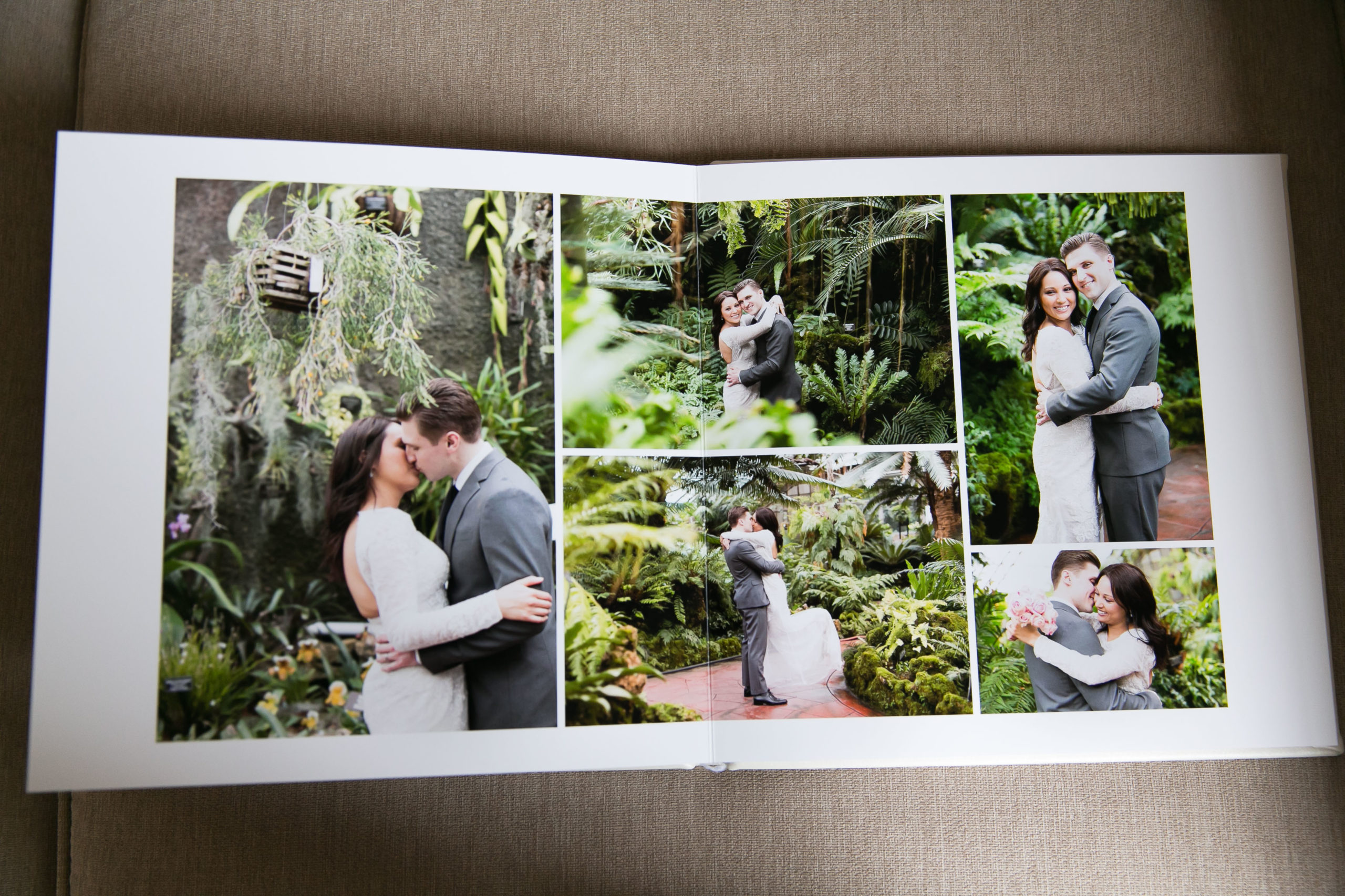 Wedding album pages