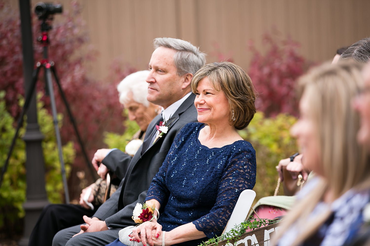 Hoosier Grove Barn wedding ceremony