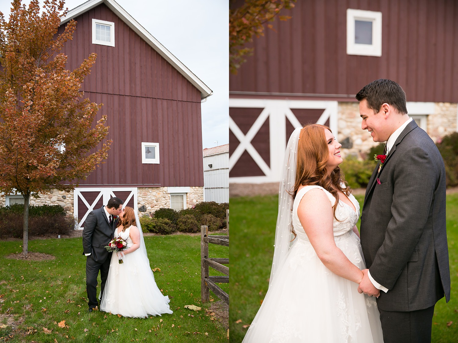 Hoosier Grove Barn Wedding in Streamwood