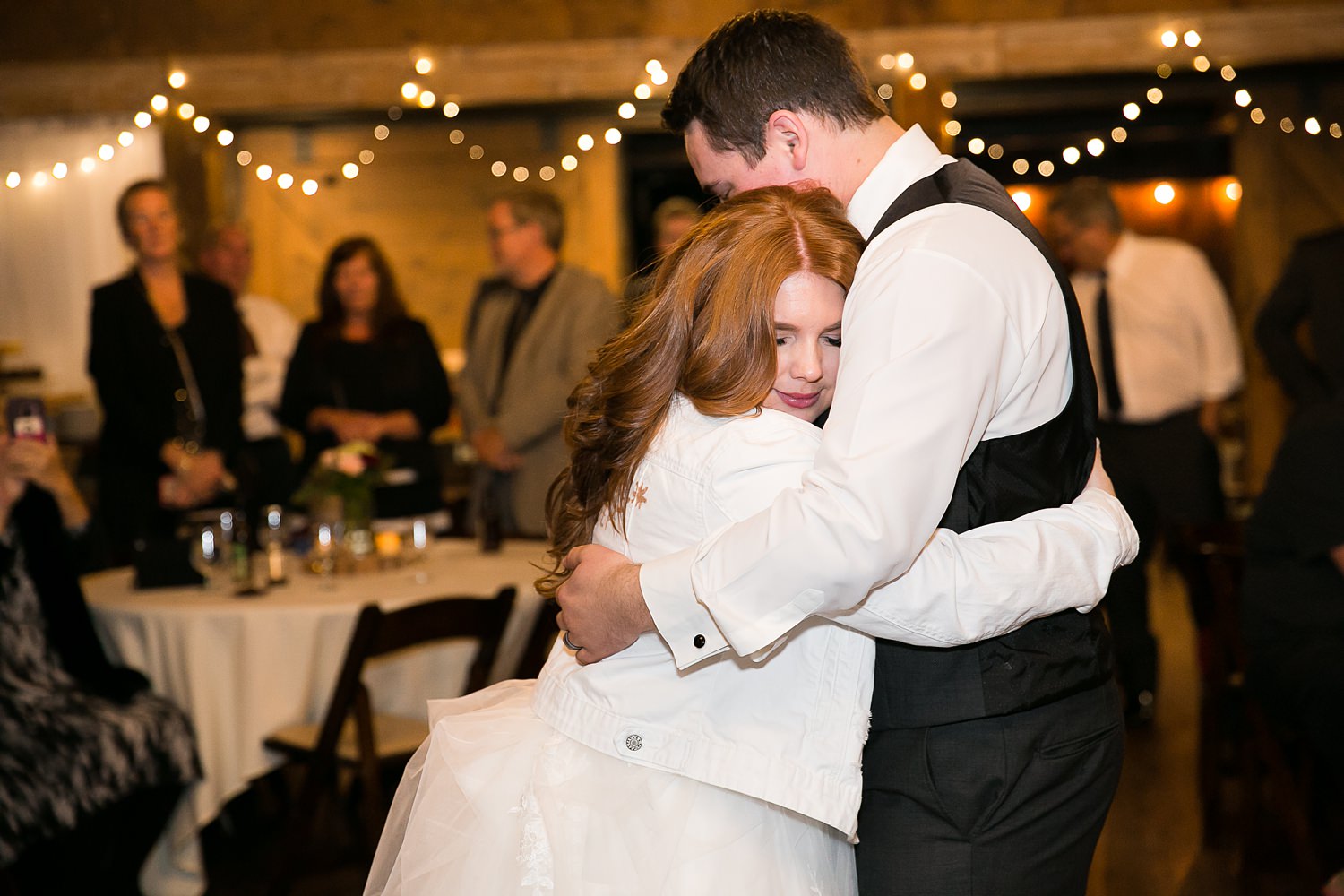 Hoosier Grove Barn wedding reception