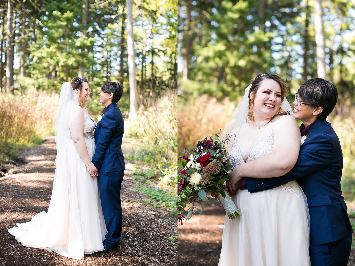 Morton Arboretum Wedding Photos