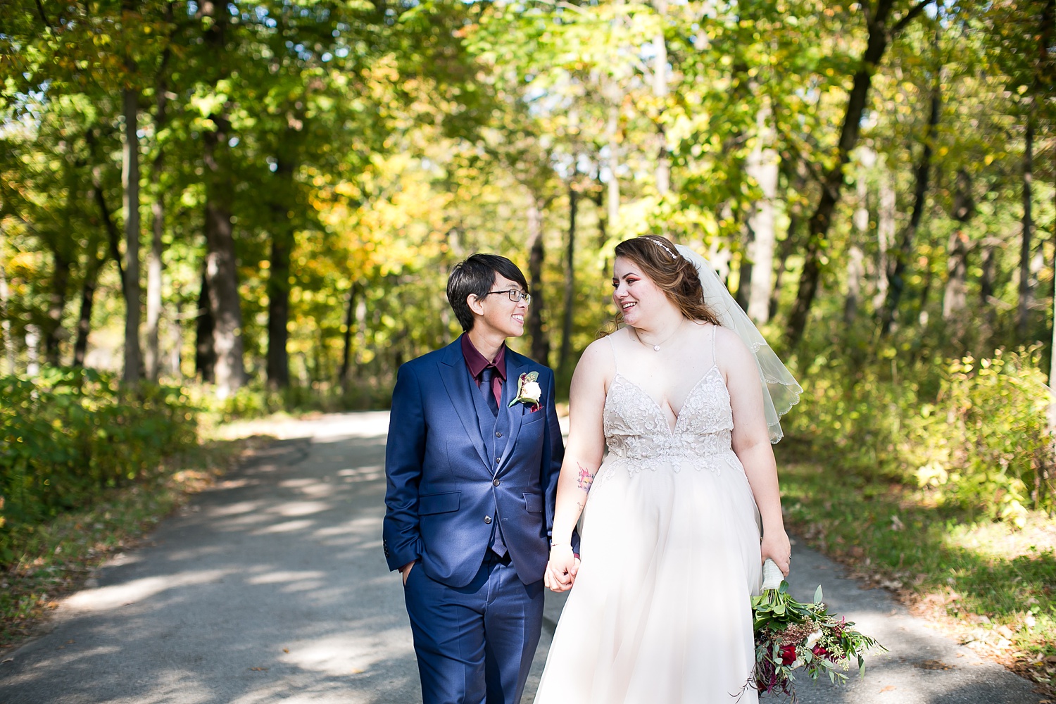 Morton Arboretum Wedding Photos