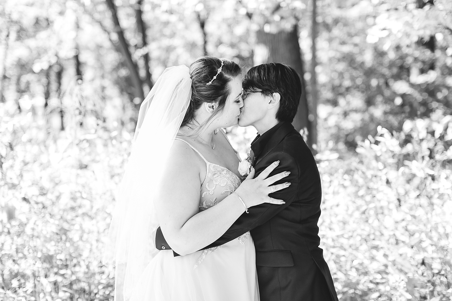 Morton Arboretum Wedding Photos by Chicago IL Wedding Photographer