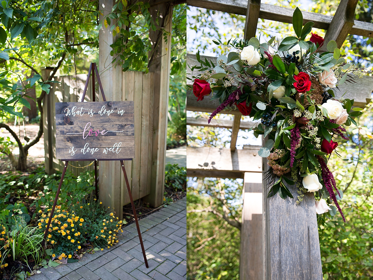 Morton Arboretum Fragrance Garden Wedding