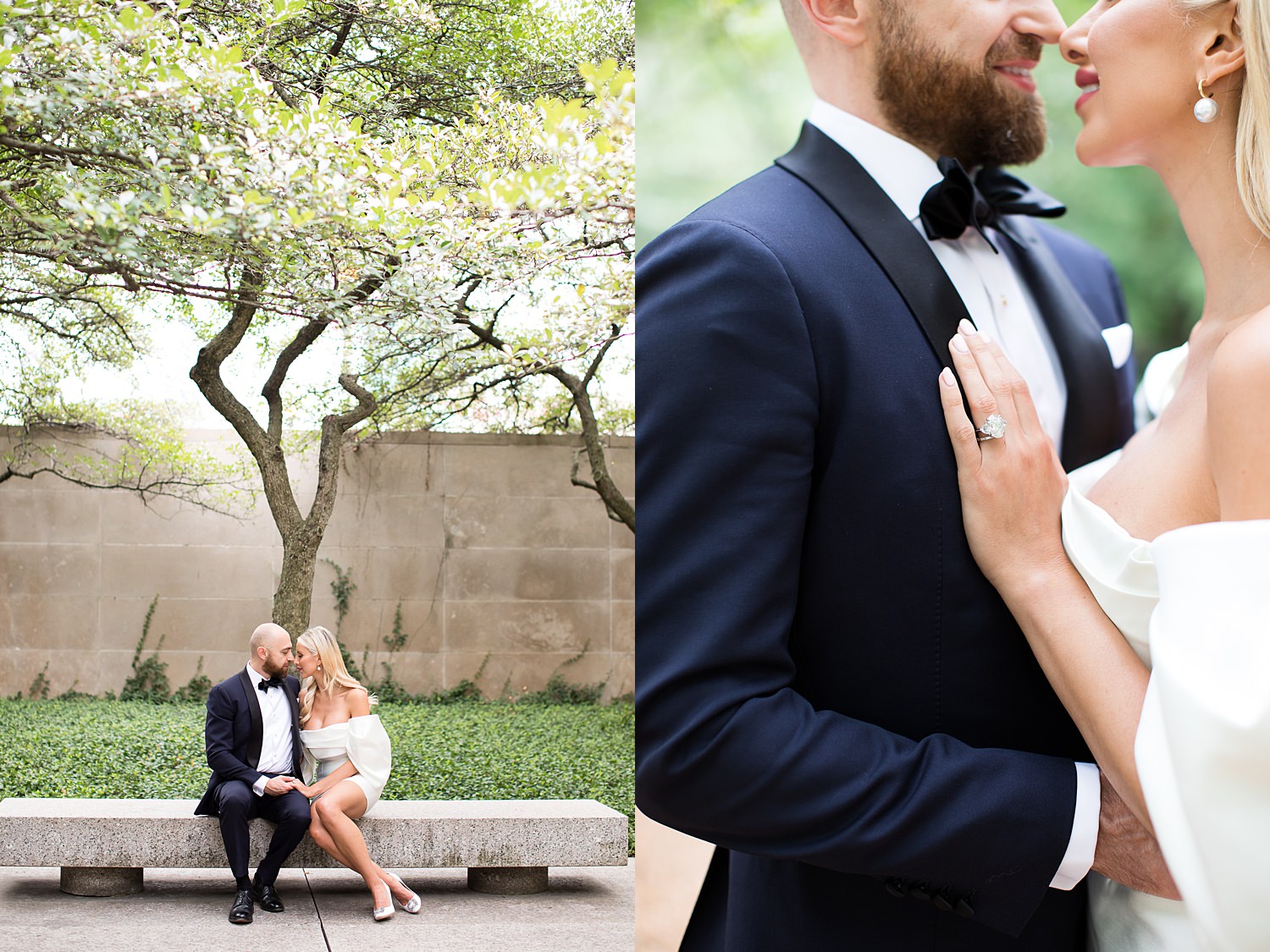 Elopement photos at the Art Institute of Chicago