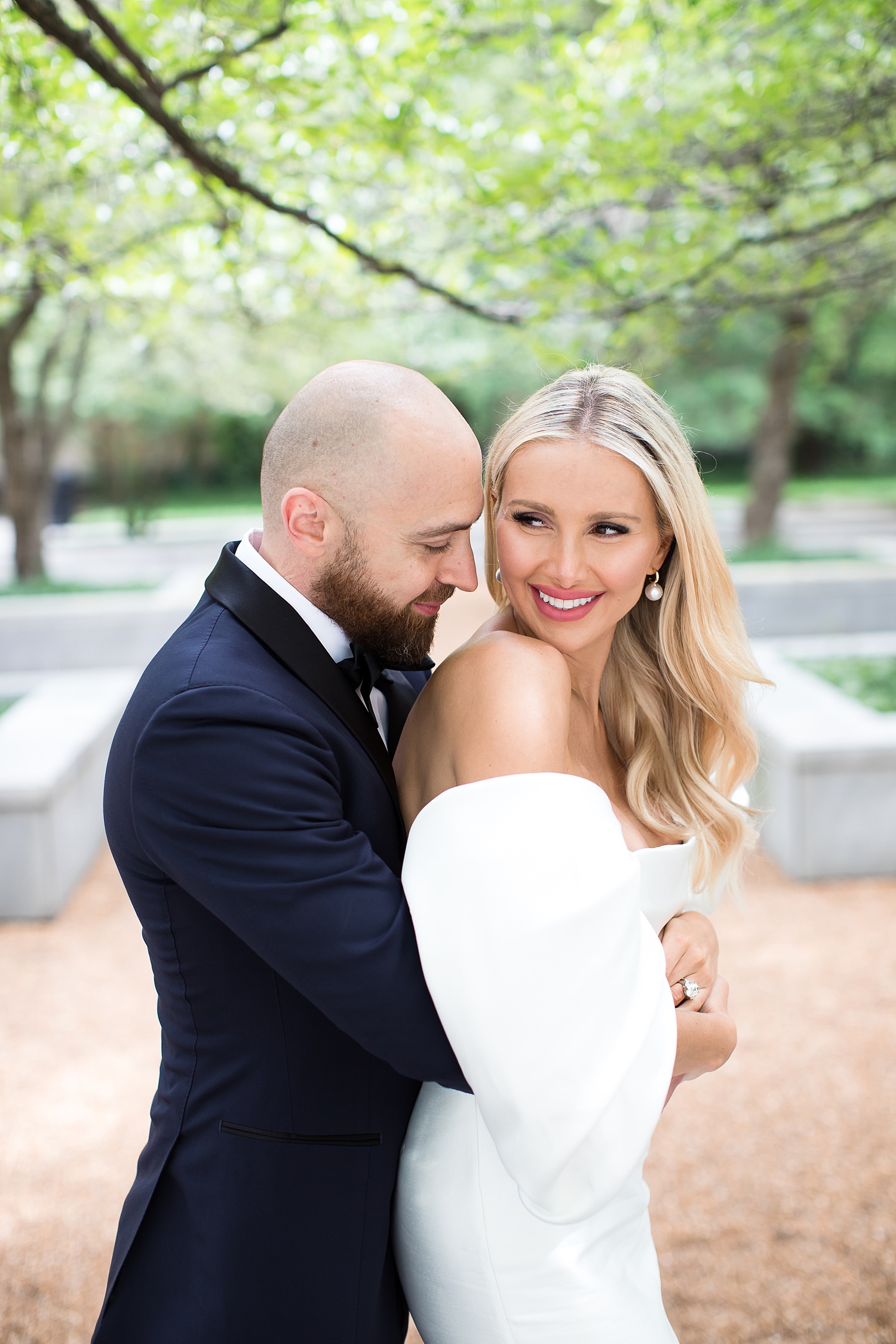 Marta and Nick celebrate their Chicago elopement