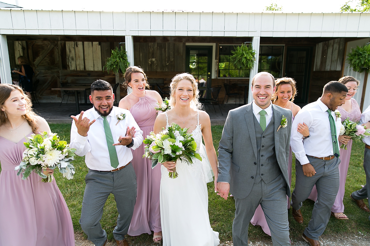 Clarksville TN Wedding Photographer Bride and Groom Walking