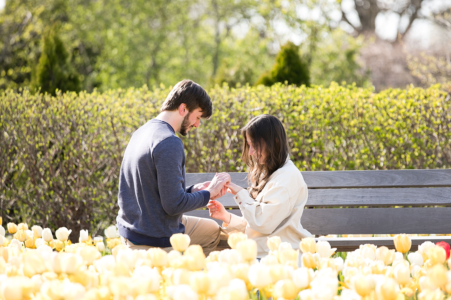 Proposal at Chicago Botanic Garden