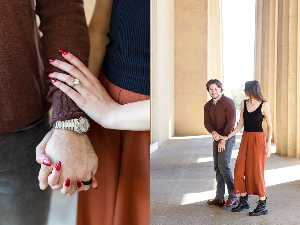 Nashville Wedding Proposal at Centennial Park