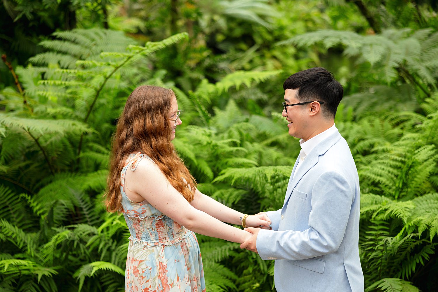 Garfield Park Conservatory proposal in the Fern Room.