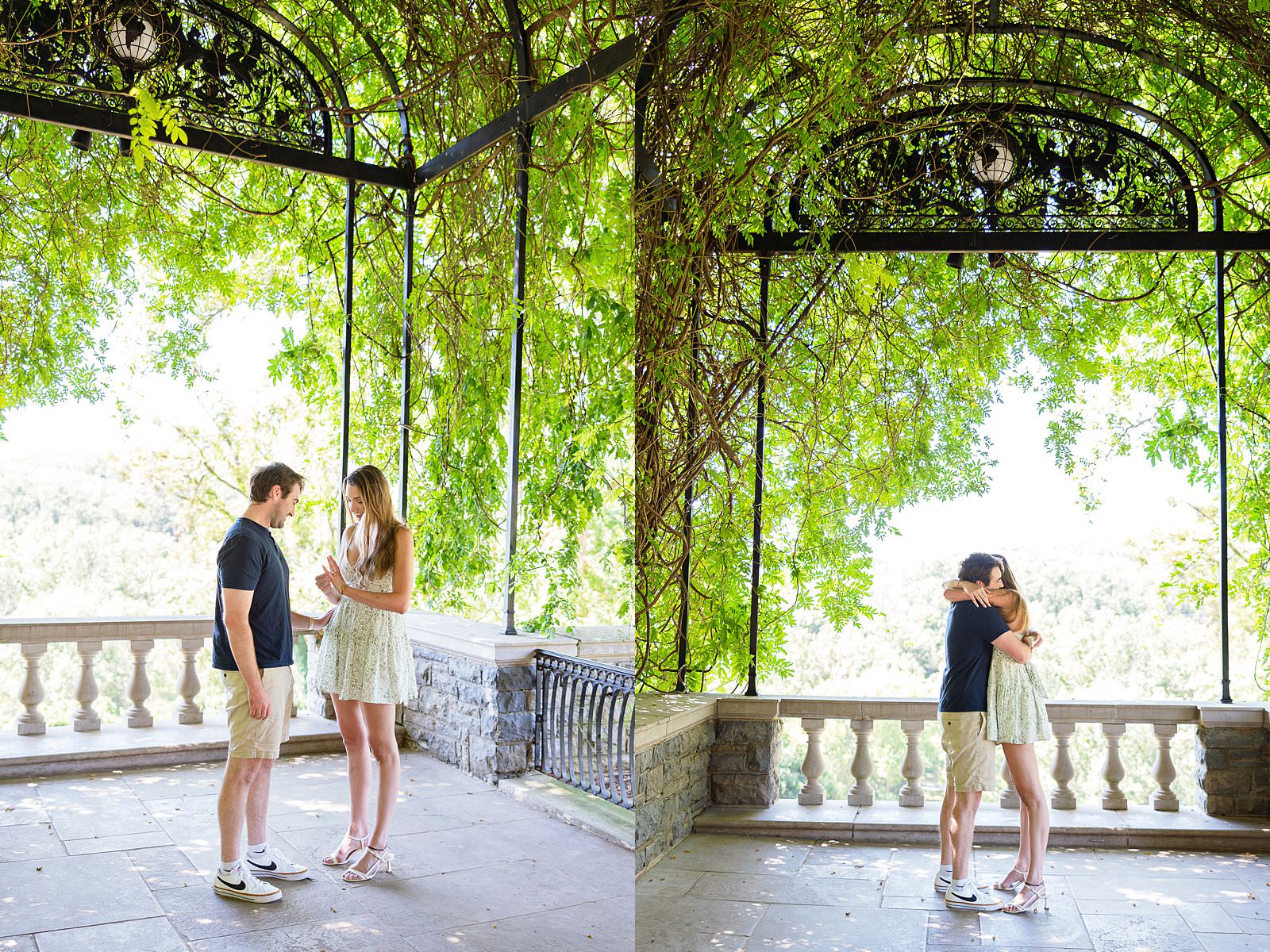 Cheekwood proposal at Wisteria Arbor
