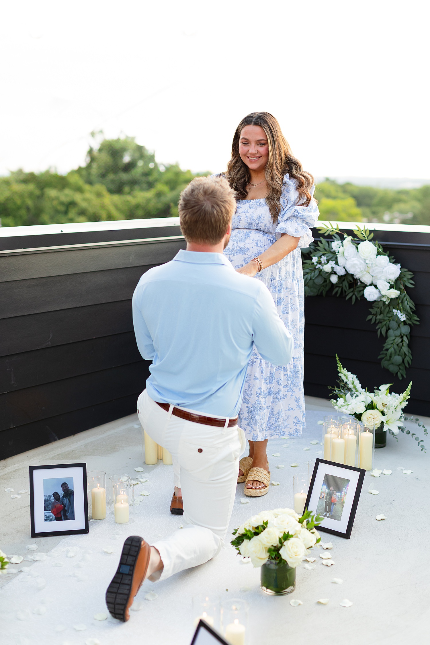 Rooftop proposal in Nashville