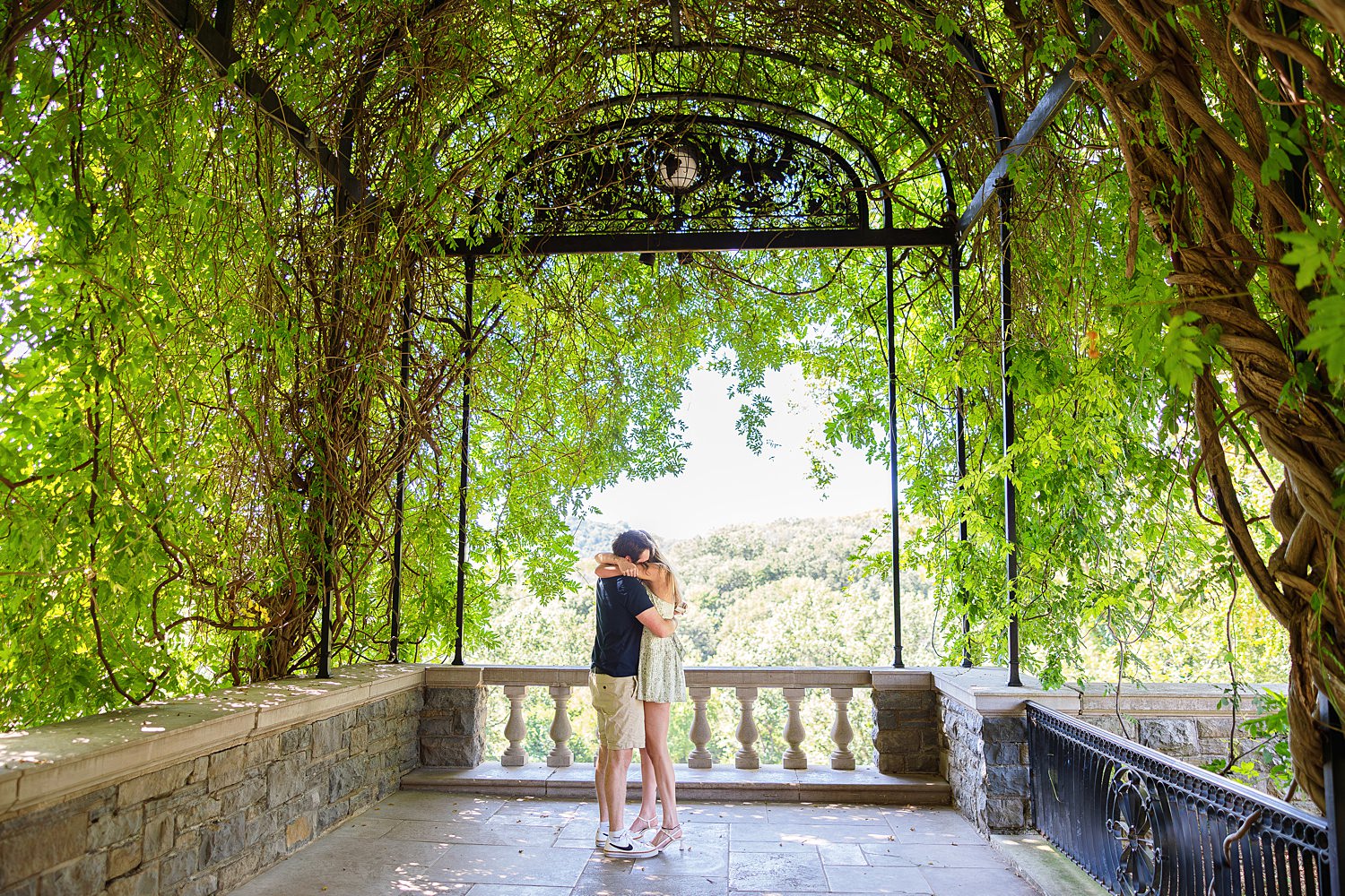 Proposal at Cheekwood one of the best places to propose in Nashville TN